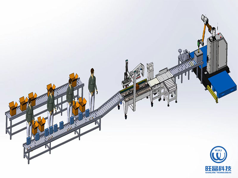 Correct operation method of automatic production line