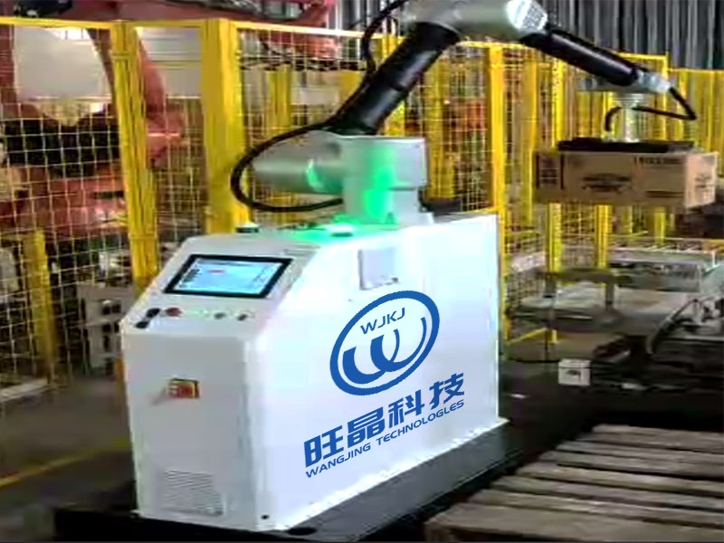 Now we have begun to study the application of knowledge of cooperative palletizing robot