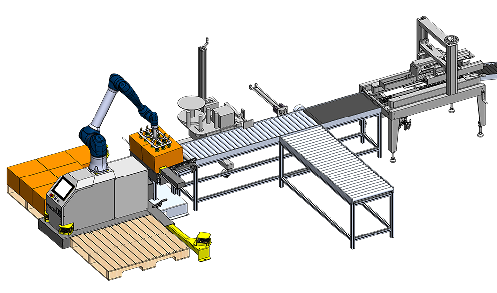 robotic palletizing station